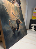 Original Art "Golden Elk"